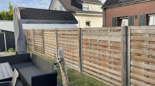 Gartenzaun aus Holz