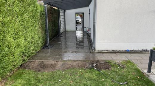 Überdachung Garteneingang