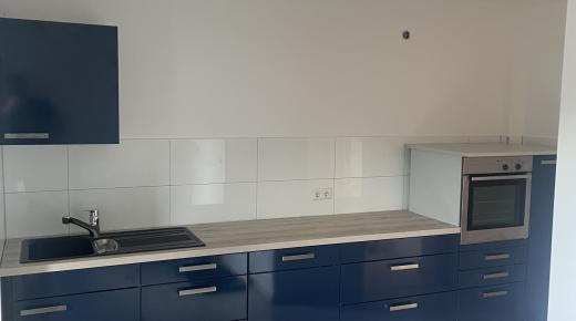 Blaue Küchenzeile in Köln