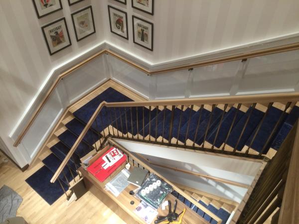Treppe aus Holz