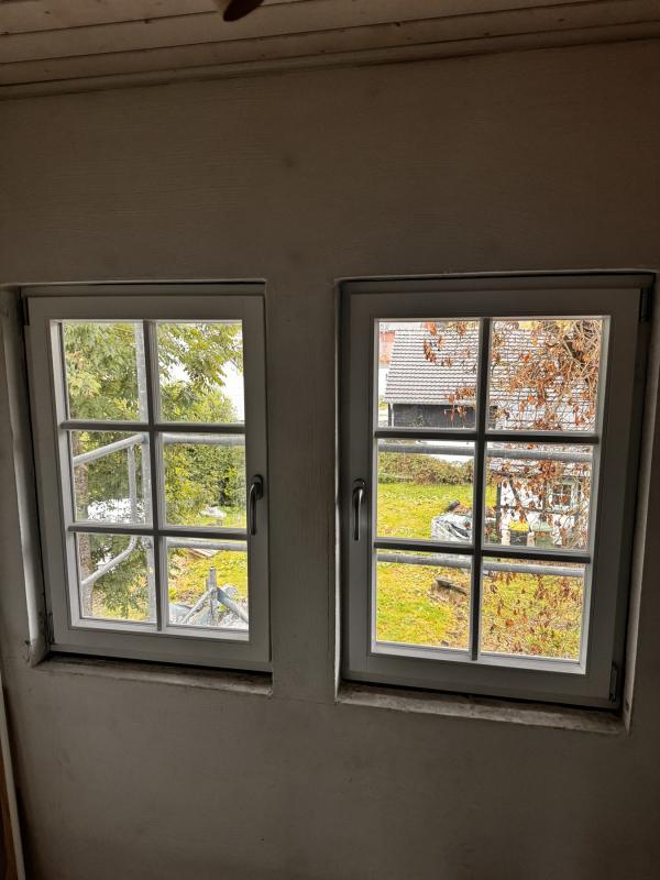 Fenster mit Sprossen