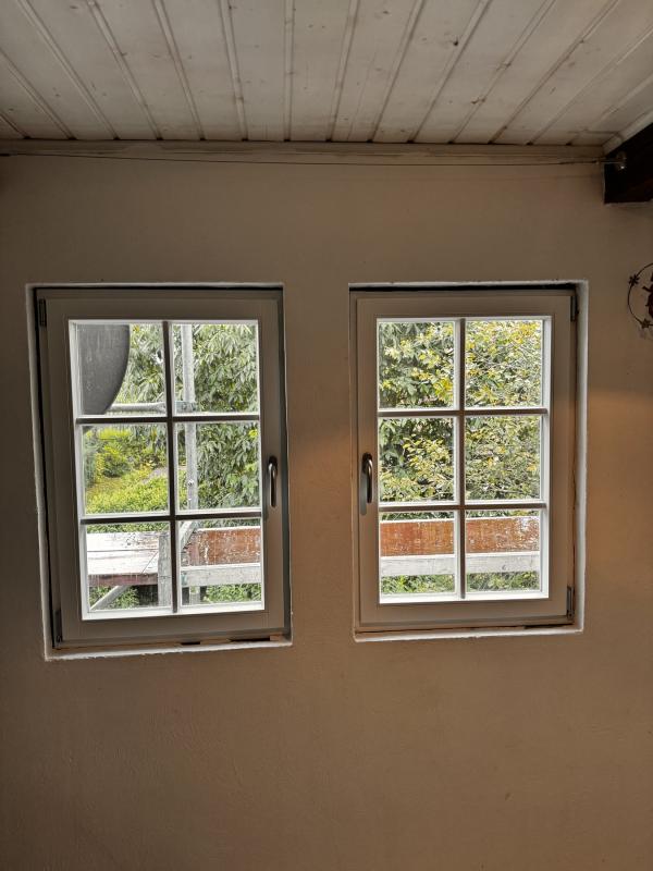 Fenster mit Sprossen