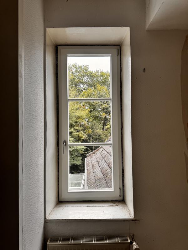 Fenster mit Sprossen