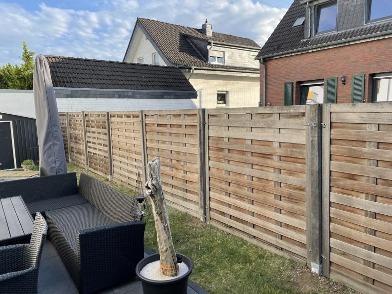 Gartenzaun aus Holz