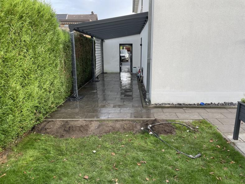 Überdachung Garteneingang